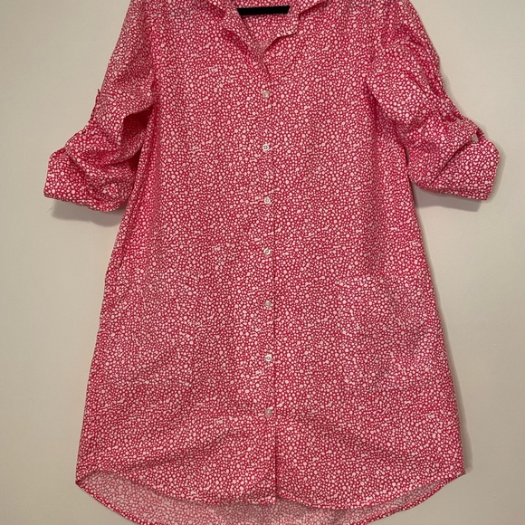 Pine Cone Hill Pink and White Patterned dress - Picture 1 of 4